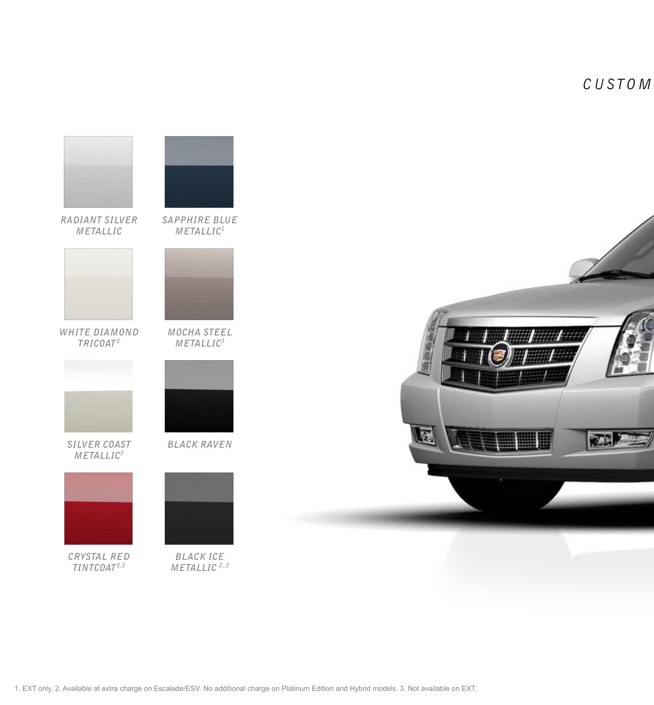 2013 Cadillac Escalade Brochure Page 12